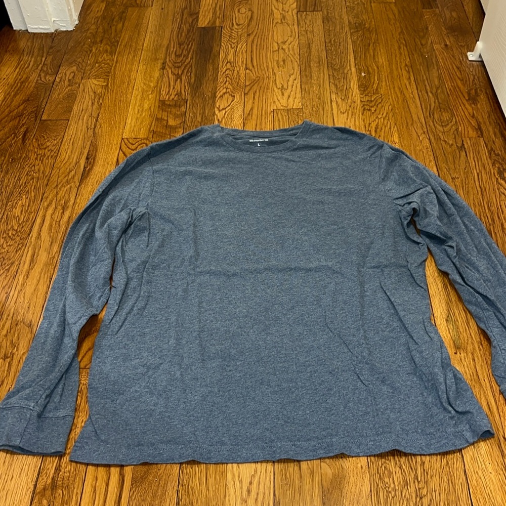 Men’s Light Blue Long Sleeve Shirt